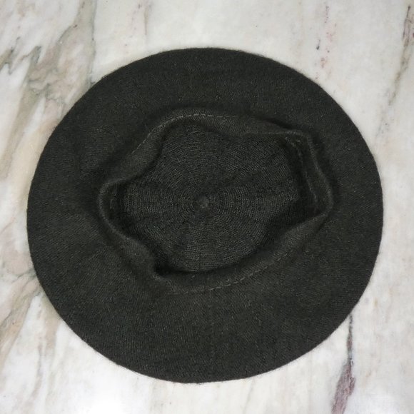 Stylish Fun Knit Beret Cap Hat Olive Green One Size Unisex main image 5